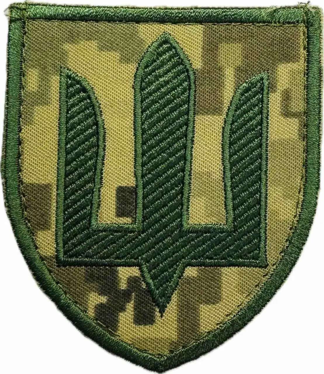 Шеврон ЗСУ Сухопутні війська піксель