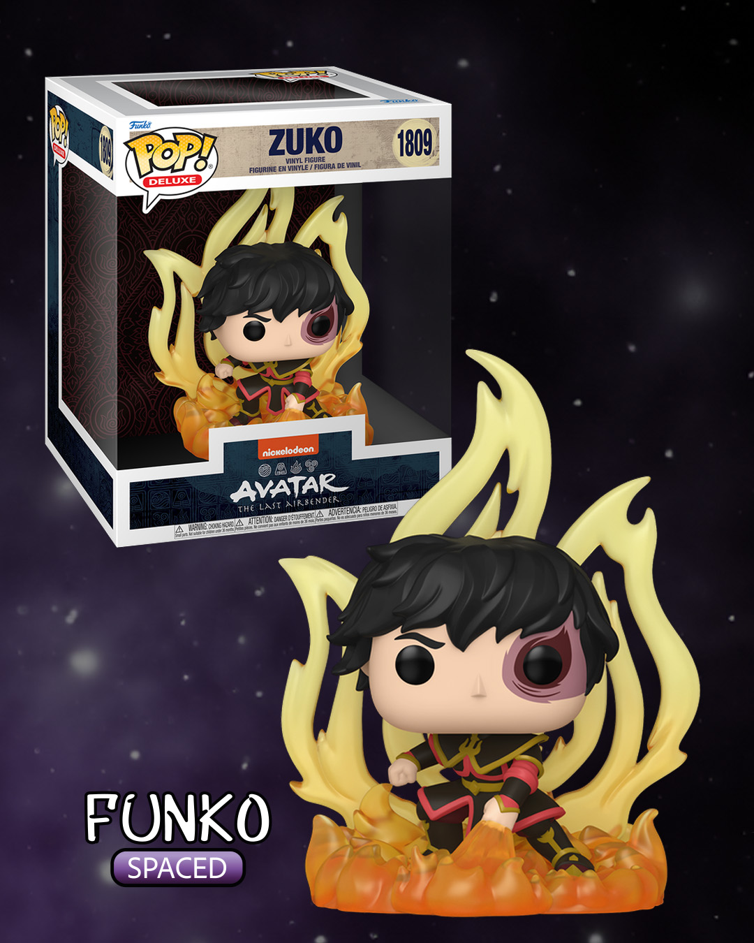 Фігурка Funko Pop Avatar The Last Airbender - Deluxe Zuko | Фанко Поп Аватар: Останній захисник - Делюкс Зуко #1809