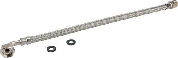 Гнучкий з'єднувальний шланг 1/2″×1/2″ з коліном 90°, 45 см
