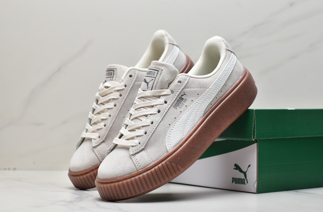 Puma SMASH v2 VULC CV Low Top Leather Dad Shoes