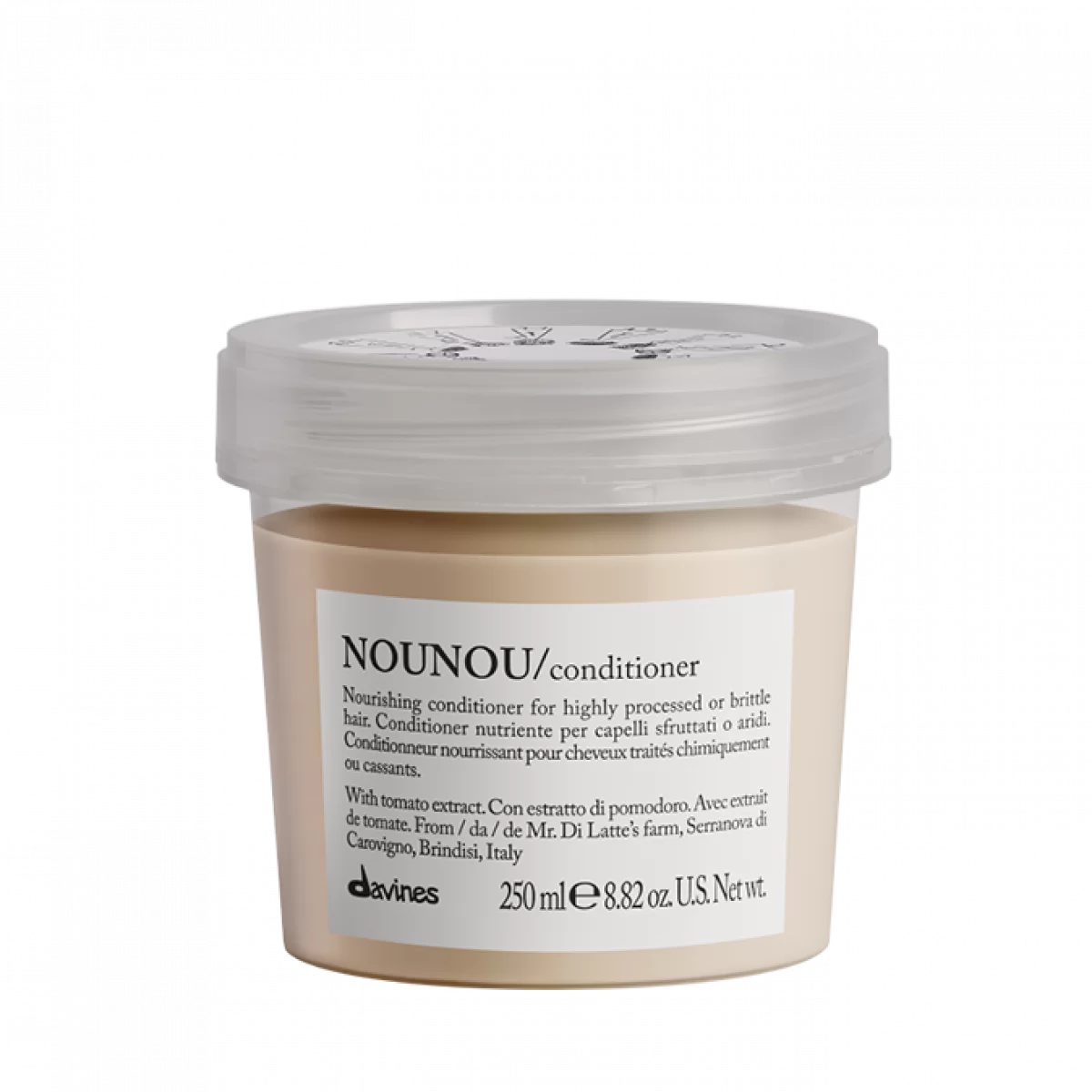 Живильний кондиціонер для пошкодженого та ламкого волосся, NOUNOU conditioner