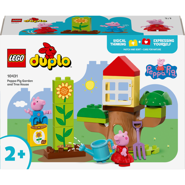 Конструктор LEGO DUPLO Сад і будиночок на дереві Пеппи (10431)