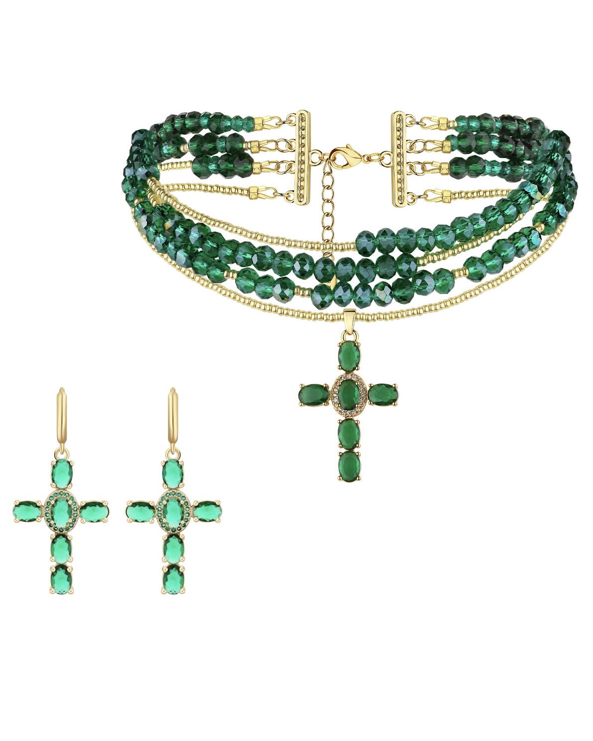 DIAMOND CROSS green set