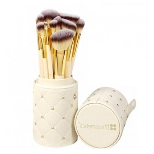 Пензлі для макіяжу в тубусі BH Cosmetics Studded Couture Brush Set, 12 шт.
