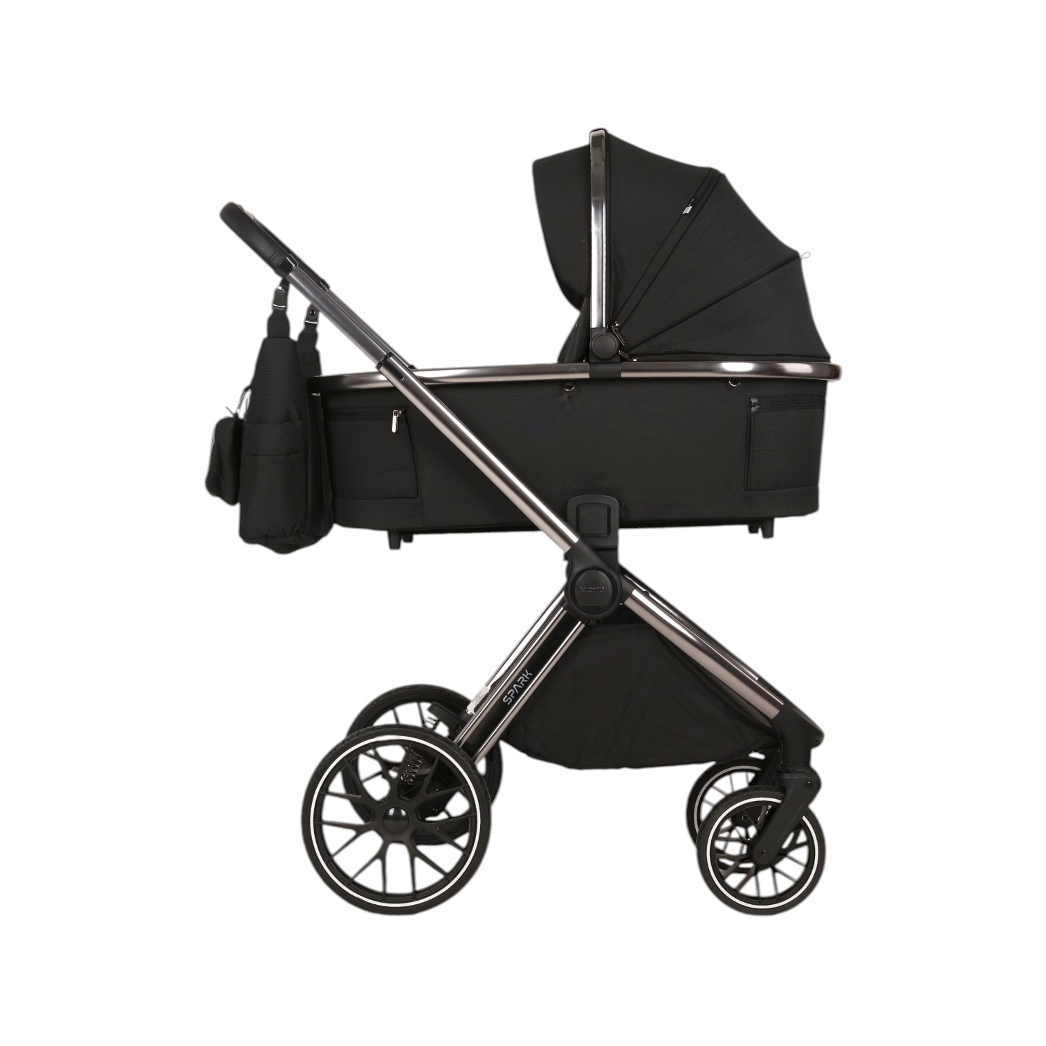 Коляска 2 в 1 Adamex Spark 4 Onyx Carbon