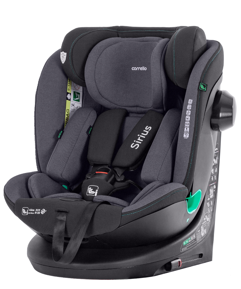 Автокрісло CARRELLO Sirius CRL-8808 від 40 до 150 см 0+1+2+3 ISOFIX Harbor Grey