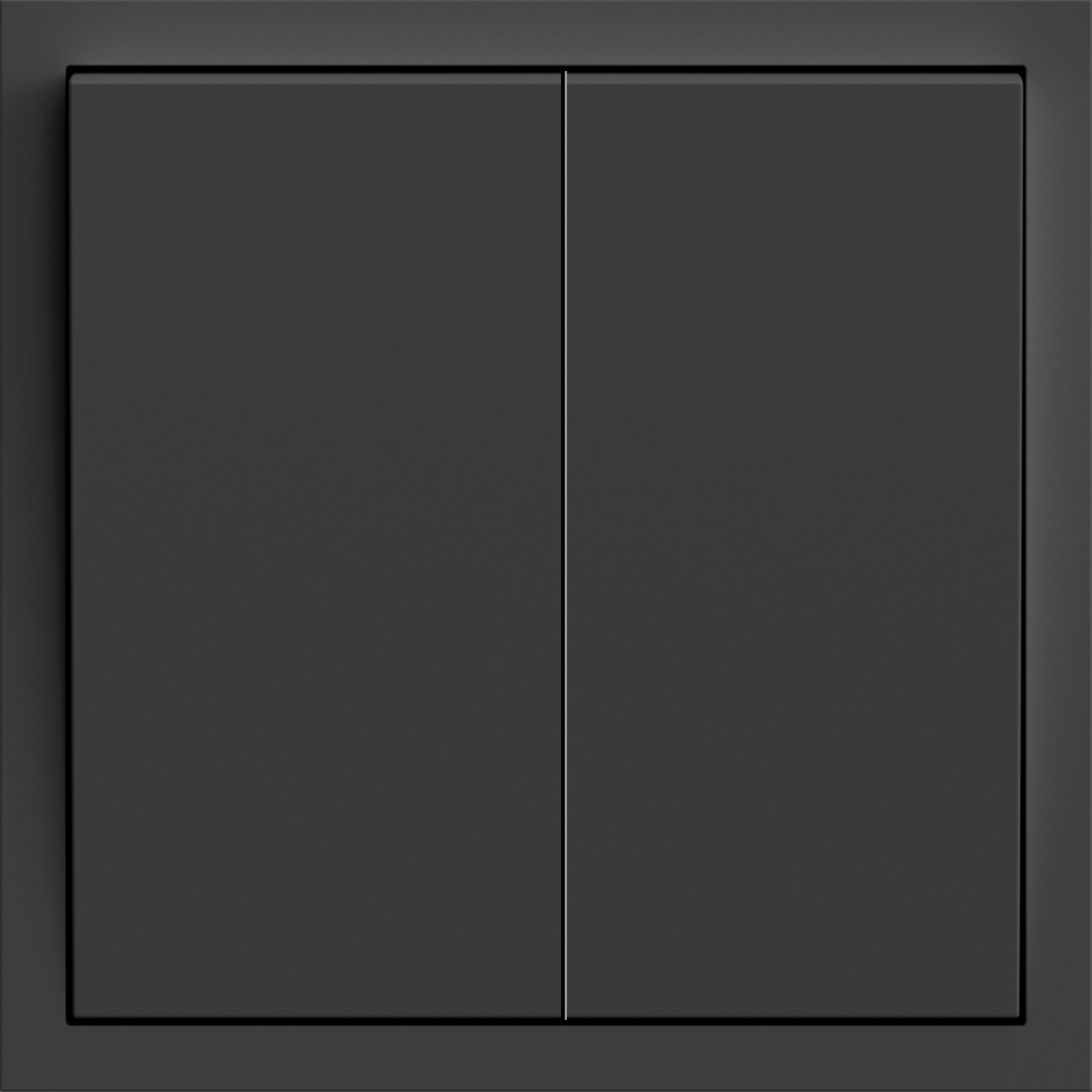 EV122-B вимикач 2-кл. прохідний, механізм чорний 10А Soft