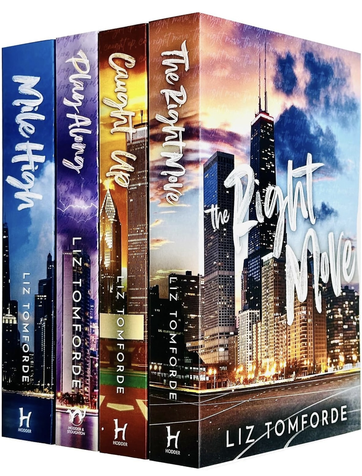 Windy City Series 4 Books Collection Set (Mile High, The Right Move, Caught Up, Play Along) Liz Tomford