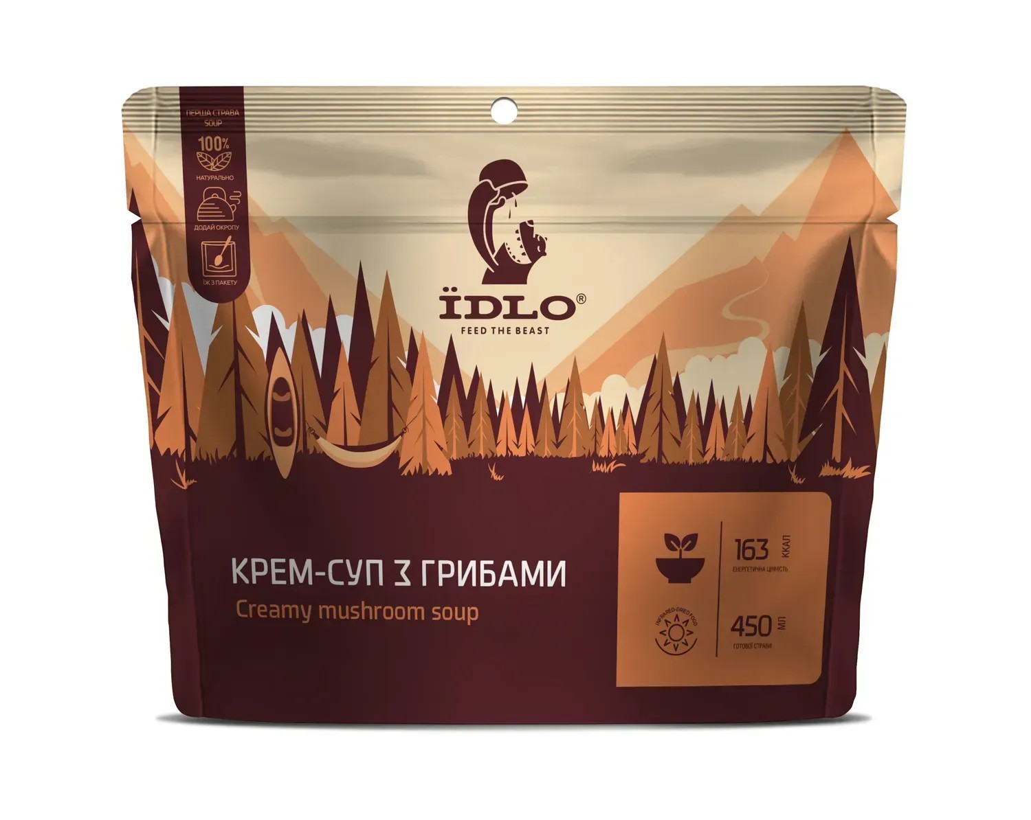 Крем-суп з грибами