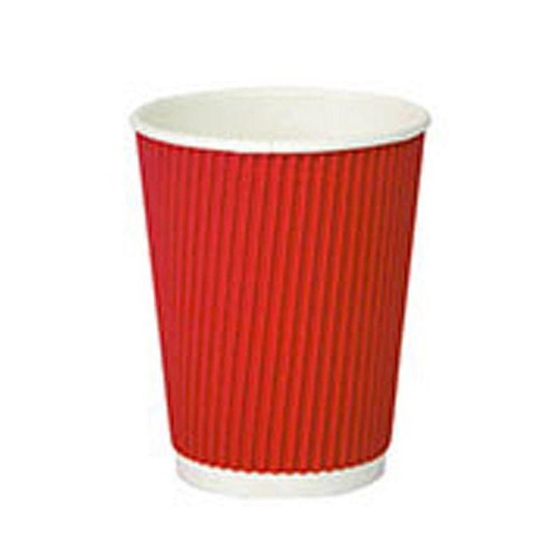 Гофрований стакан 340 мл (КР-80), упаковка 25 шт, 037200015