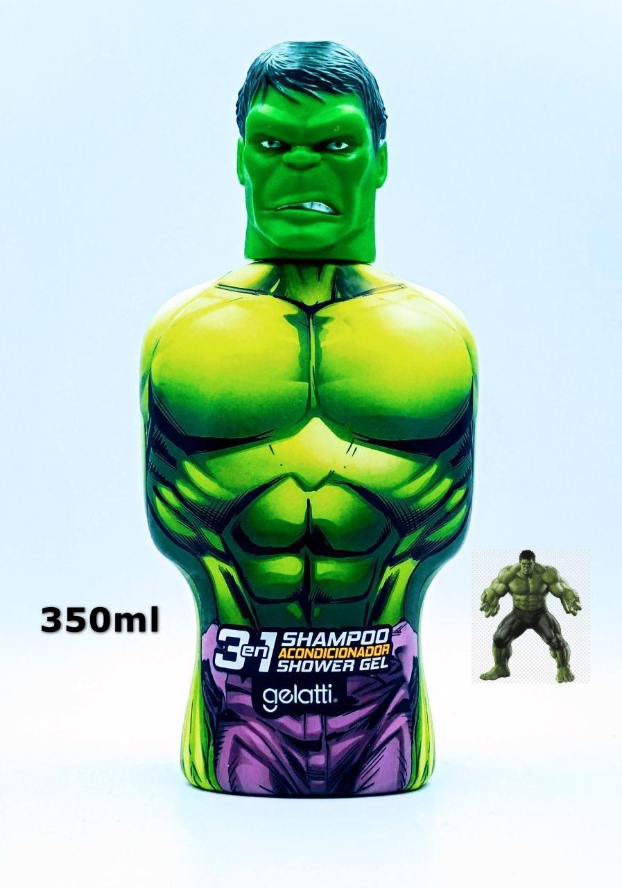 Шампунь гель для душу Marvel Avengers Hulk. Марвел месники Халк. 3ві1. 350мл