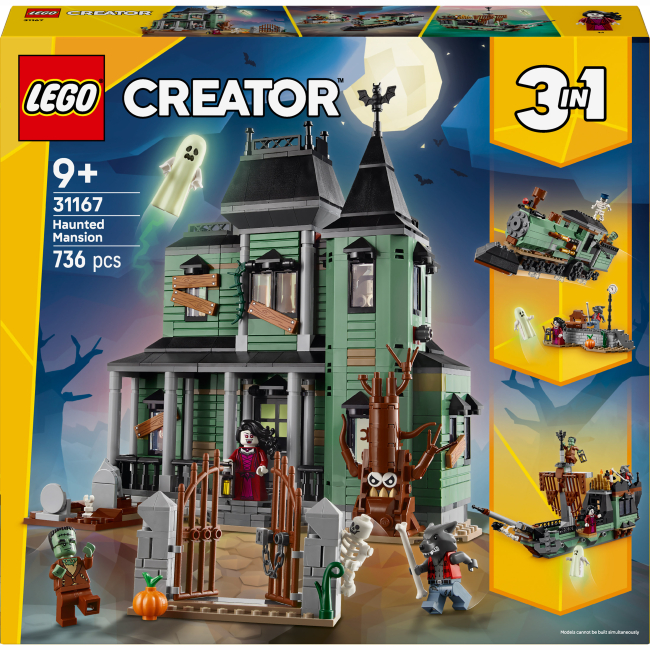 Конструктор LEGO Creator Маєток із привидами (31167)