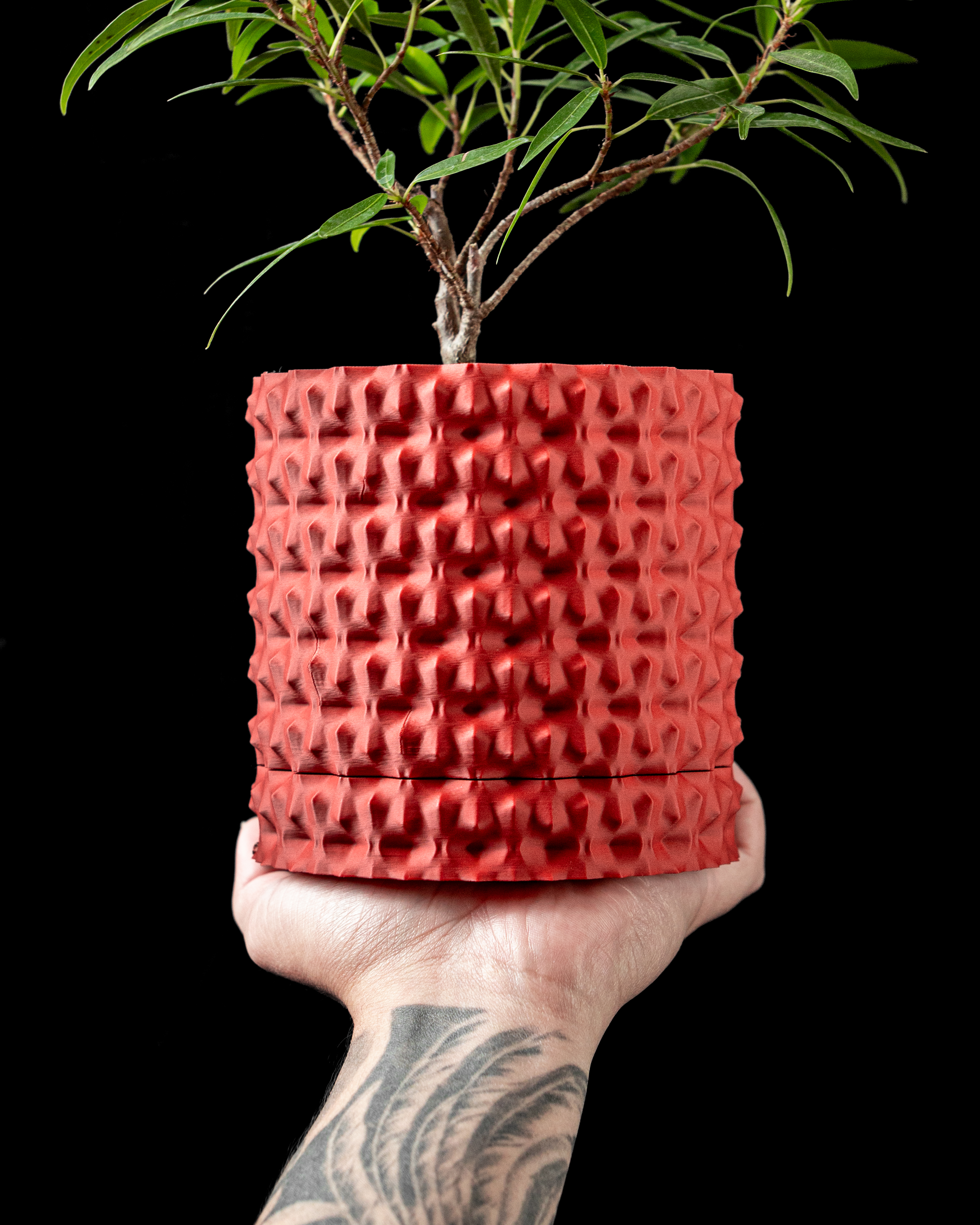 Rugged Planter Pot – Modern 3D Printed Planter