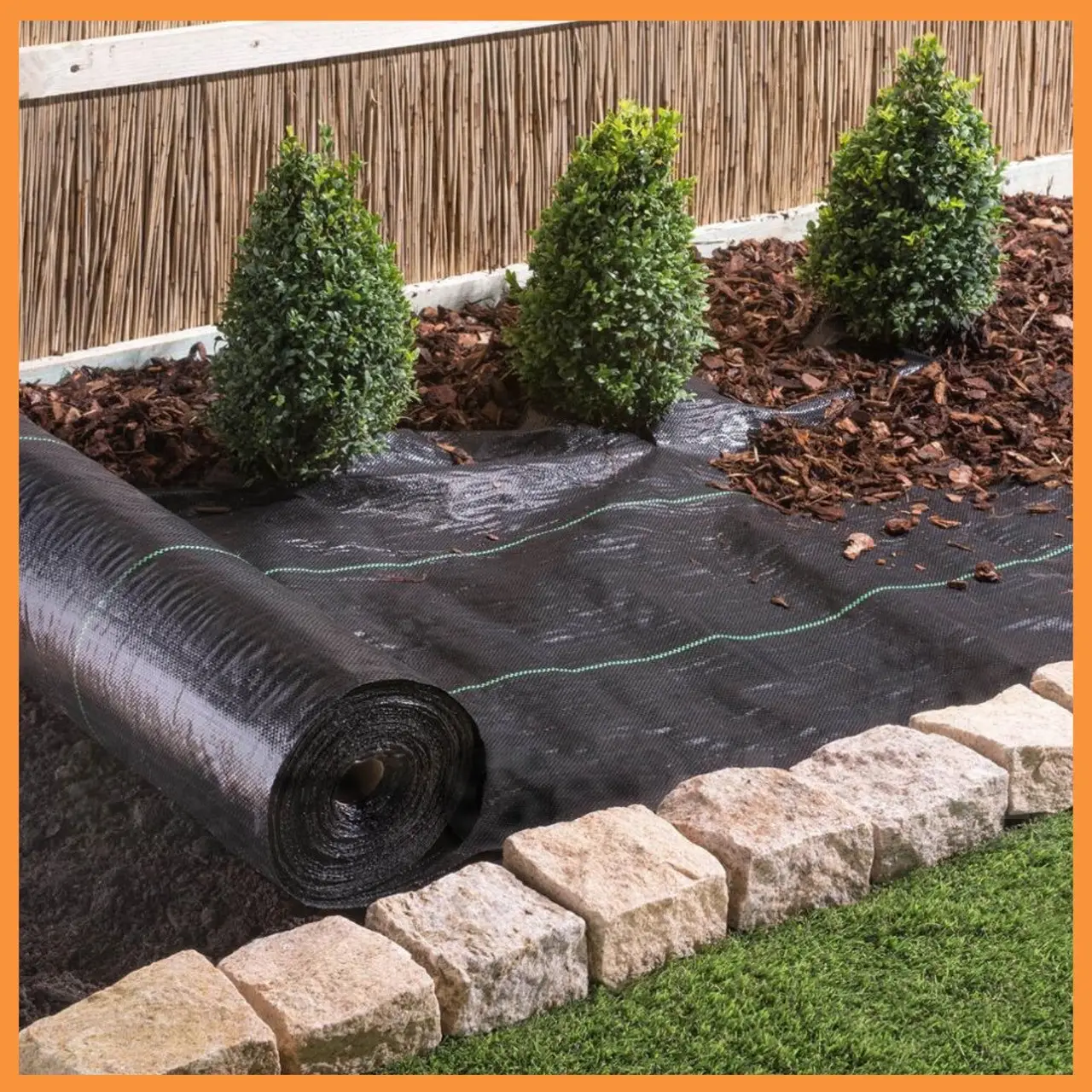 Агротканина  100 г/м² 3.20 х 50 м Чорна Садова агротканина Агротекстиль для троянд Агротканина для дачі