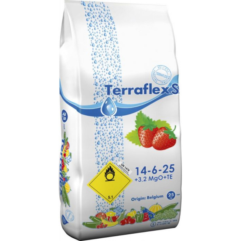 Добриво Терафлекс Ягідний Terraflex S (14-6-25 + 3.2 MgO + TЕ) 500 г