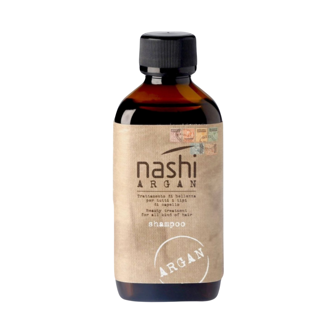 Шампунь для всіх типів волосся та шкіри колекціі Hair line Nashi Argan