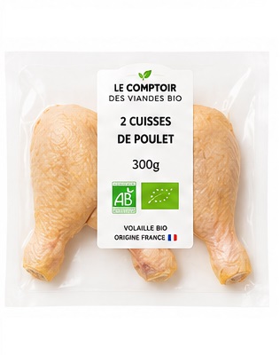 CUISSES DE POULET BIO (2x150g)
