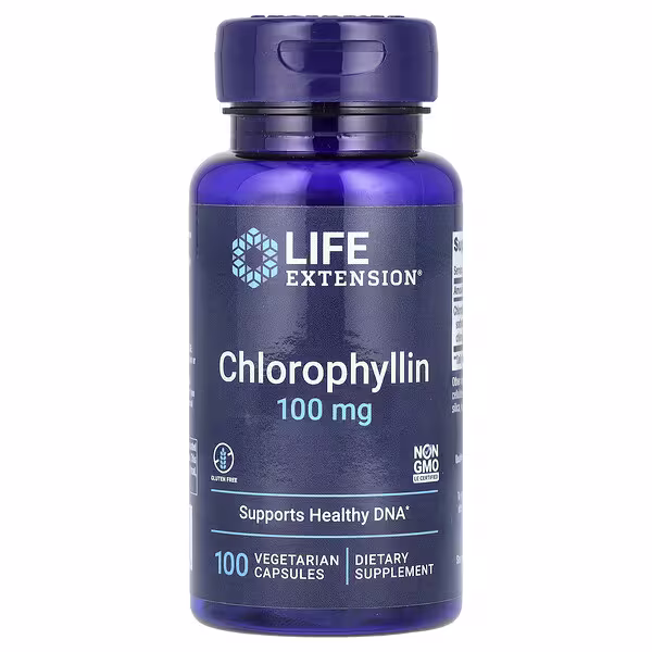 Life Extension, Chlorophyllin, 100 mg, 100 Vegetarian Capsules