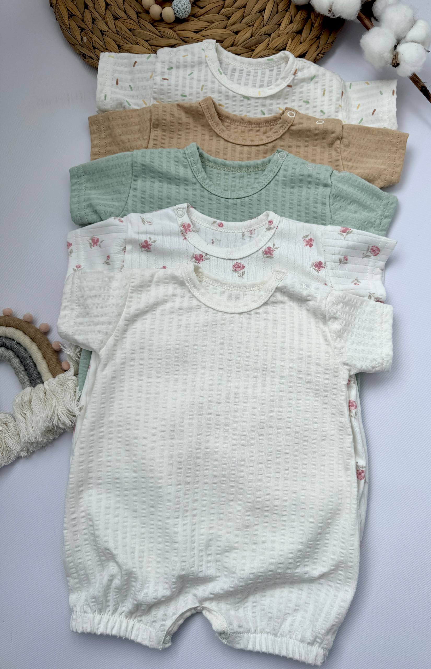 Боді пісочник літній пісочник для новонародженого 56/62  для немовляти, бавовняний одяг