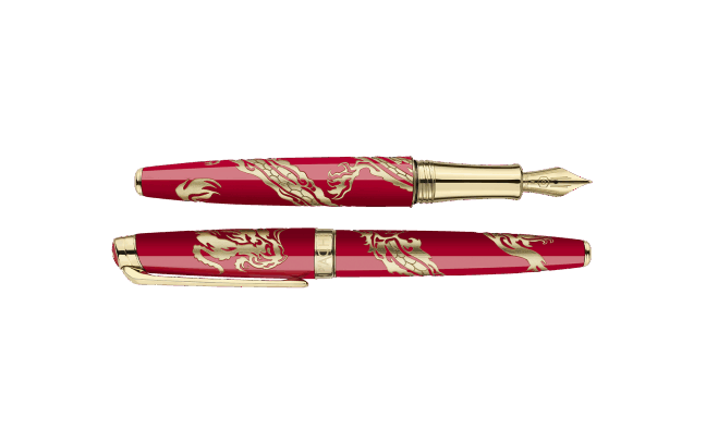 Пір'яна ручка DRAGON Red Лімітована серія