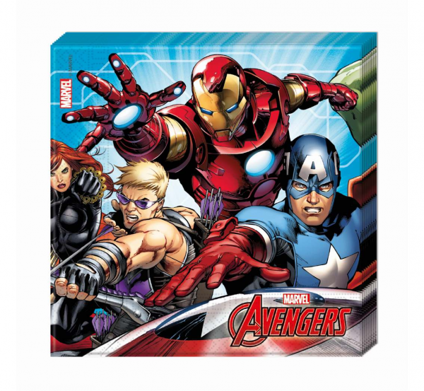Серветки Avengers 20шт