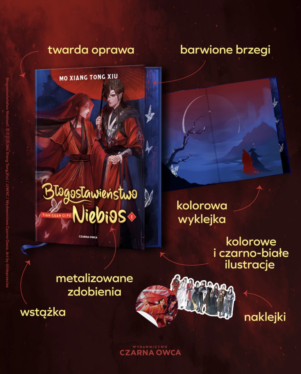 Błogostawienstwo Niebios. Tom 1 Mo Xiang Tong Xiu Polish Edition