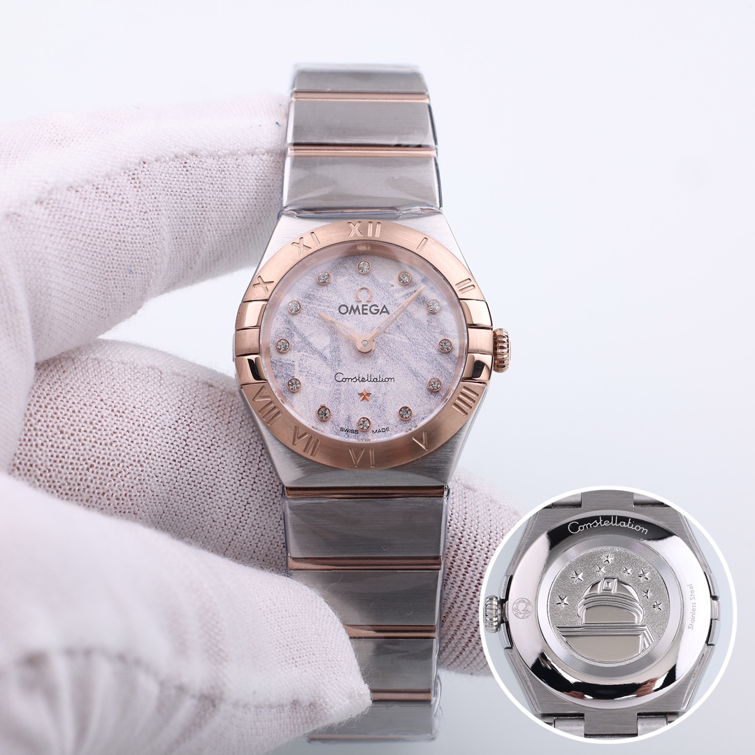 Omega women 123.10.24.60.57.007 Constellation Quartz 24mm