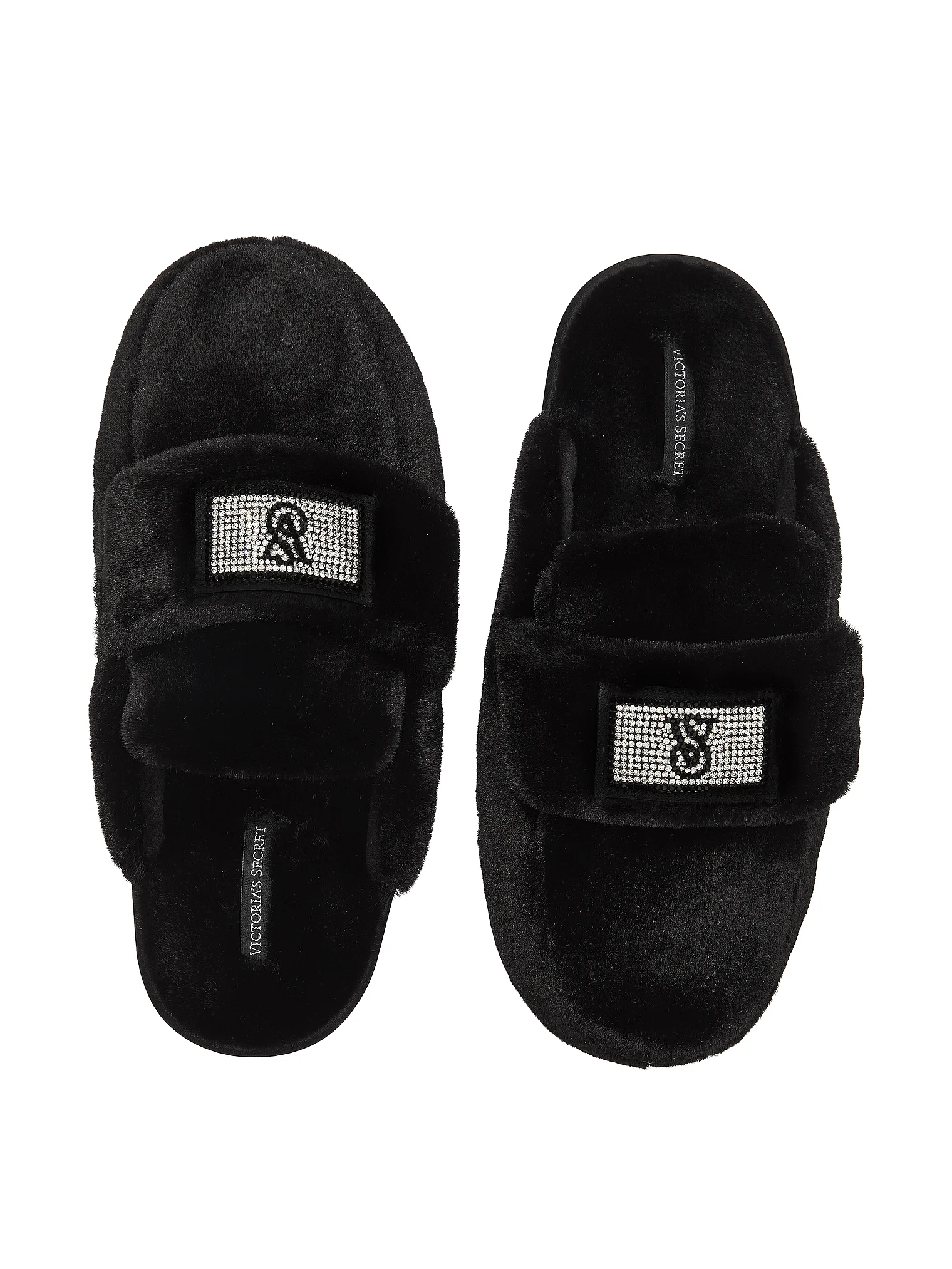 Капці домашні Closed-Toe Faux Fur Ljgo Slippers Black