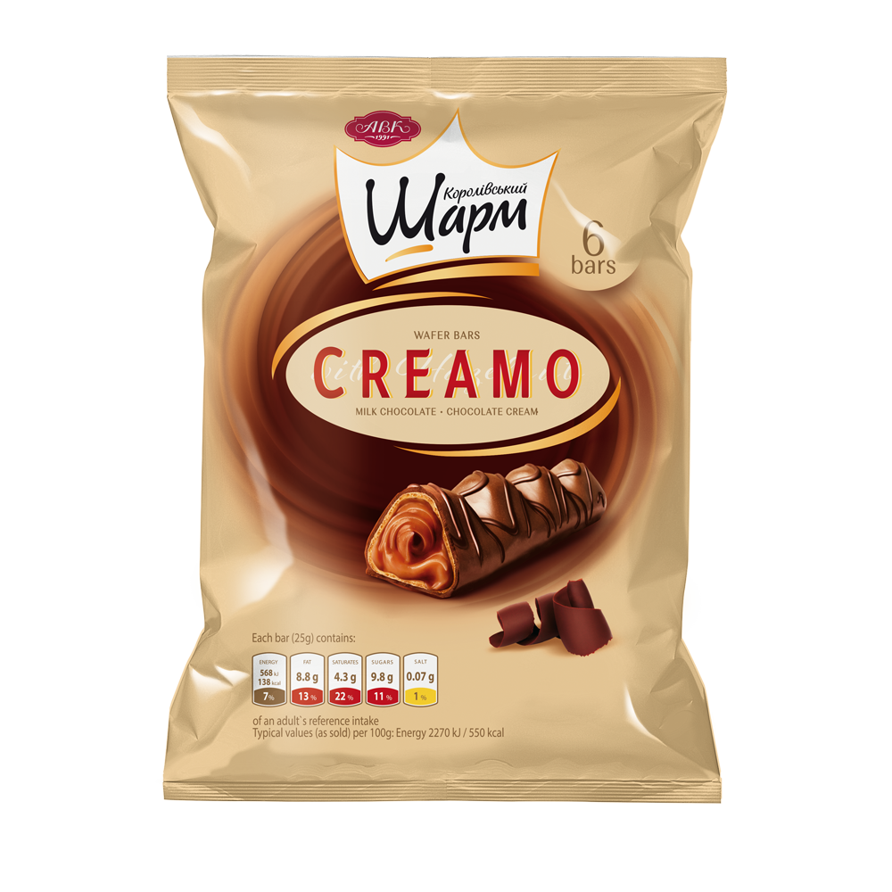 Батончик CREMO шоколад (6 шт.) | Barre CREMO au chocolat (6 pièces)