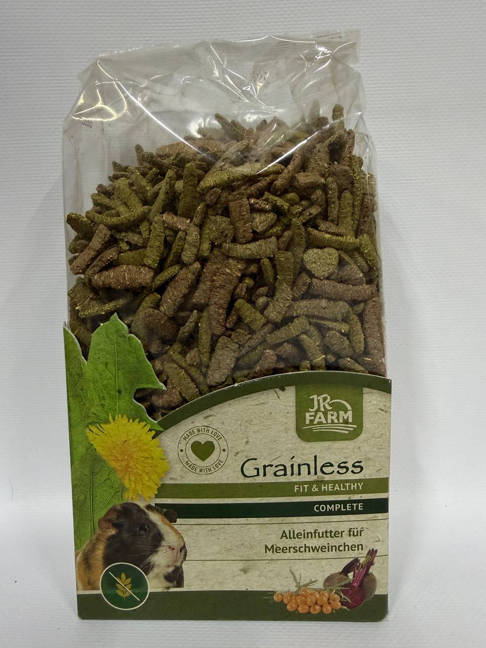 JR Farm Grainless Health Complete Guinea Pig - Беззерновий гранульований корм для морських свинок 600 г і 1.35 кг