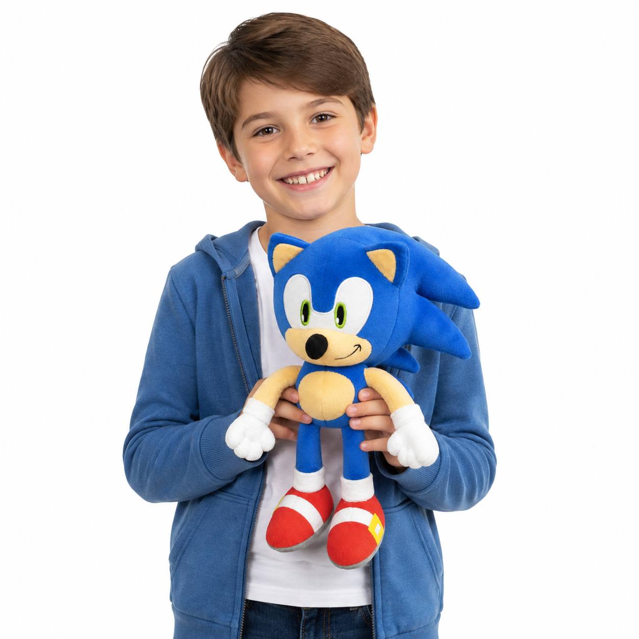 М'яка іграшка Їжачок Сонік, Sonic, синій плюшевий їжачок, 30 см
