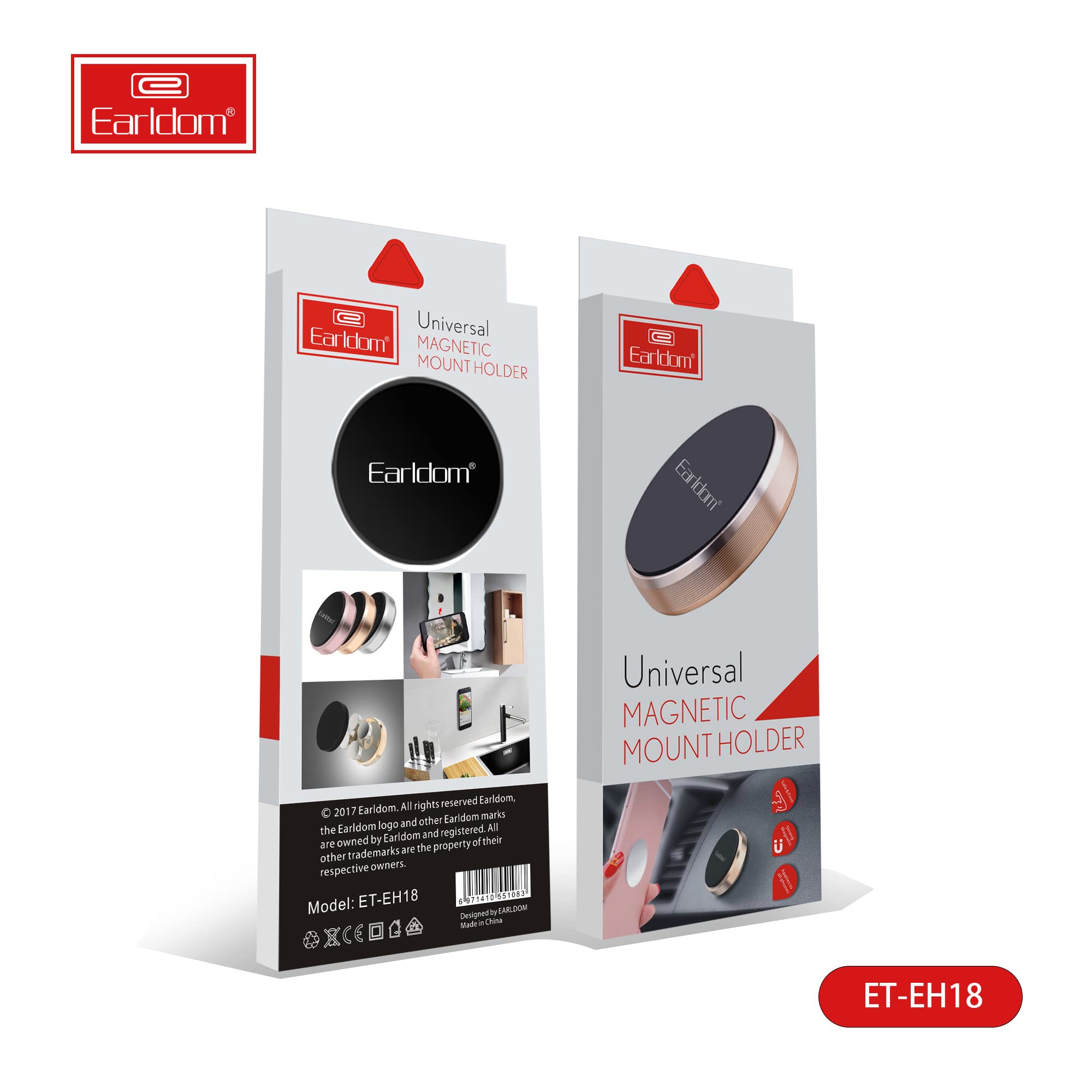 Earldom EH18 Magnetic-Suction Bracket – Car Holder