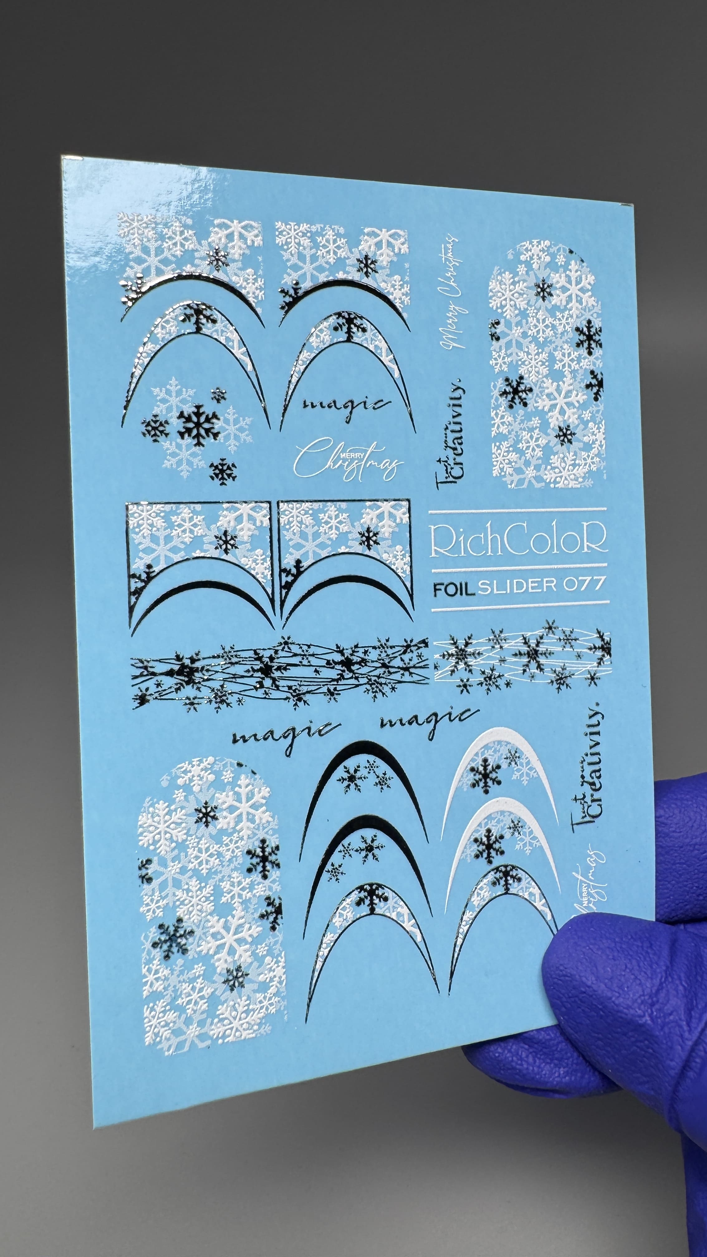 Слайдер дизайн Rich Color foil slider 077