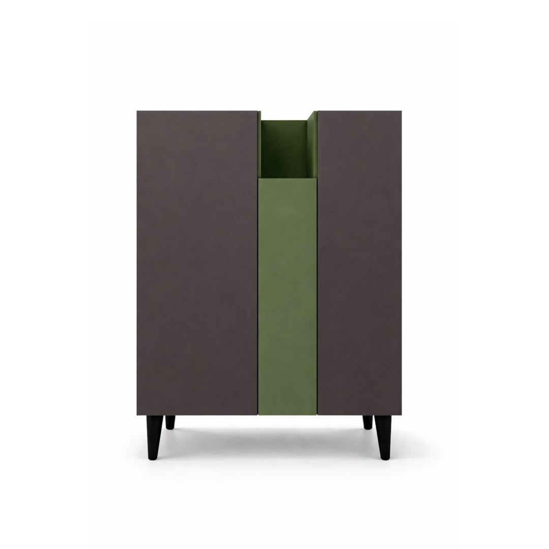 Комод з дверцятами та центральним висувним модулем