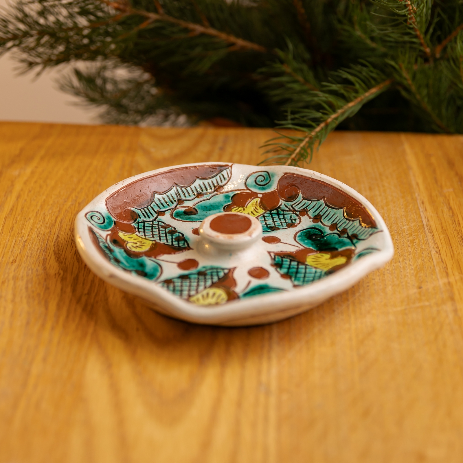 Попільничка "Листочки", 14 см