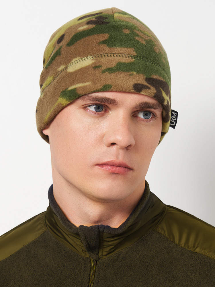 Шапка флісова UKM мультикам