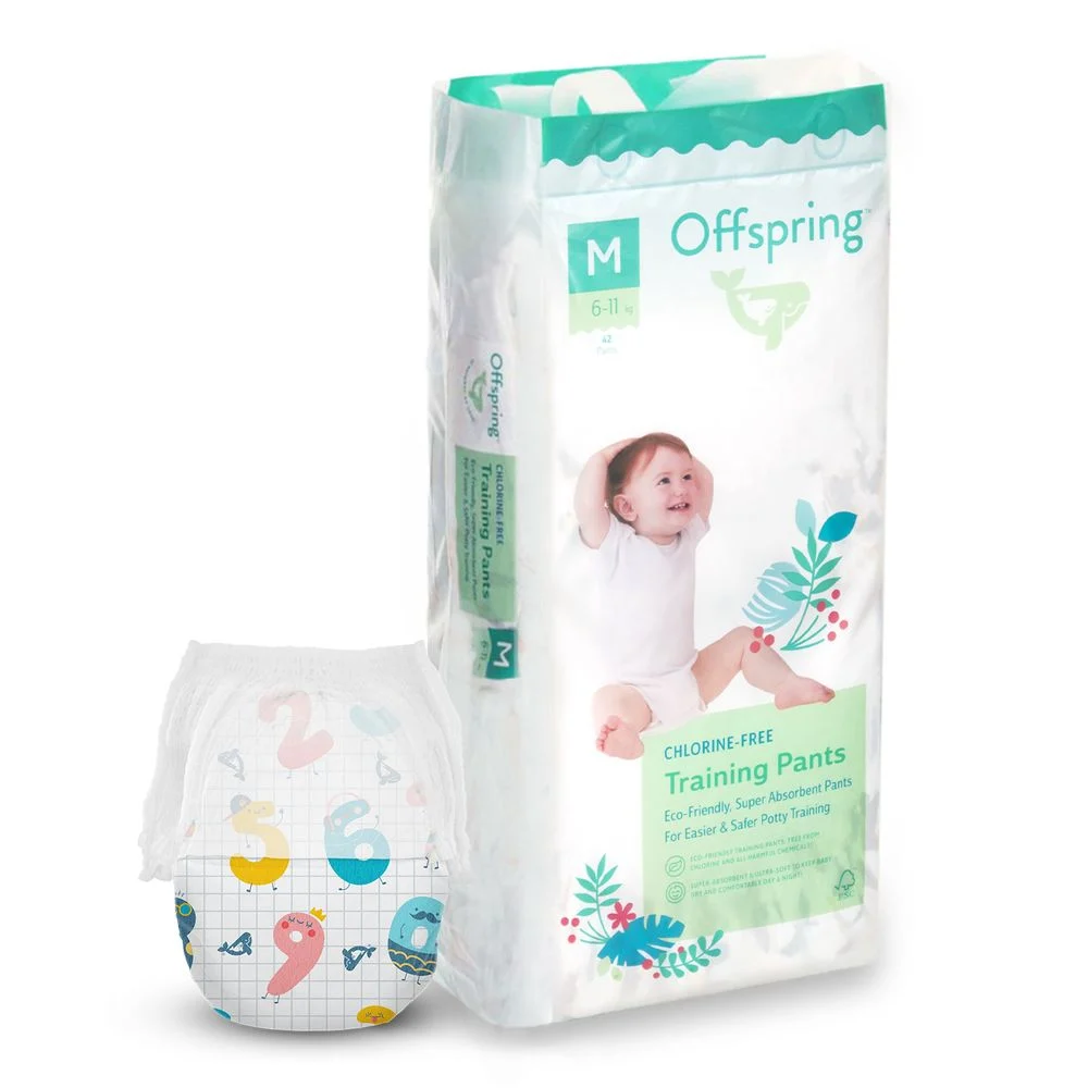 Підгузки-трусики Offspring Fun Figures, розмір M, 6-11 кг, 42 шт.