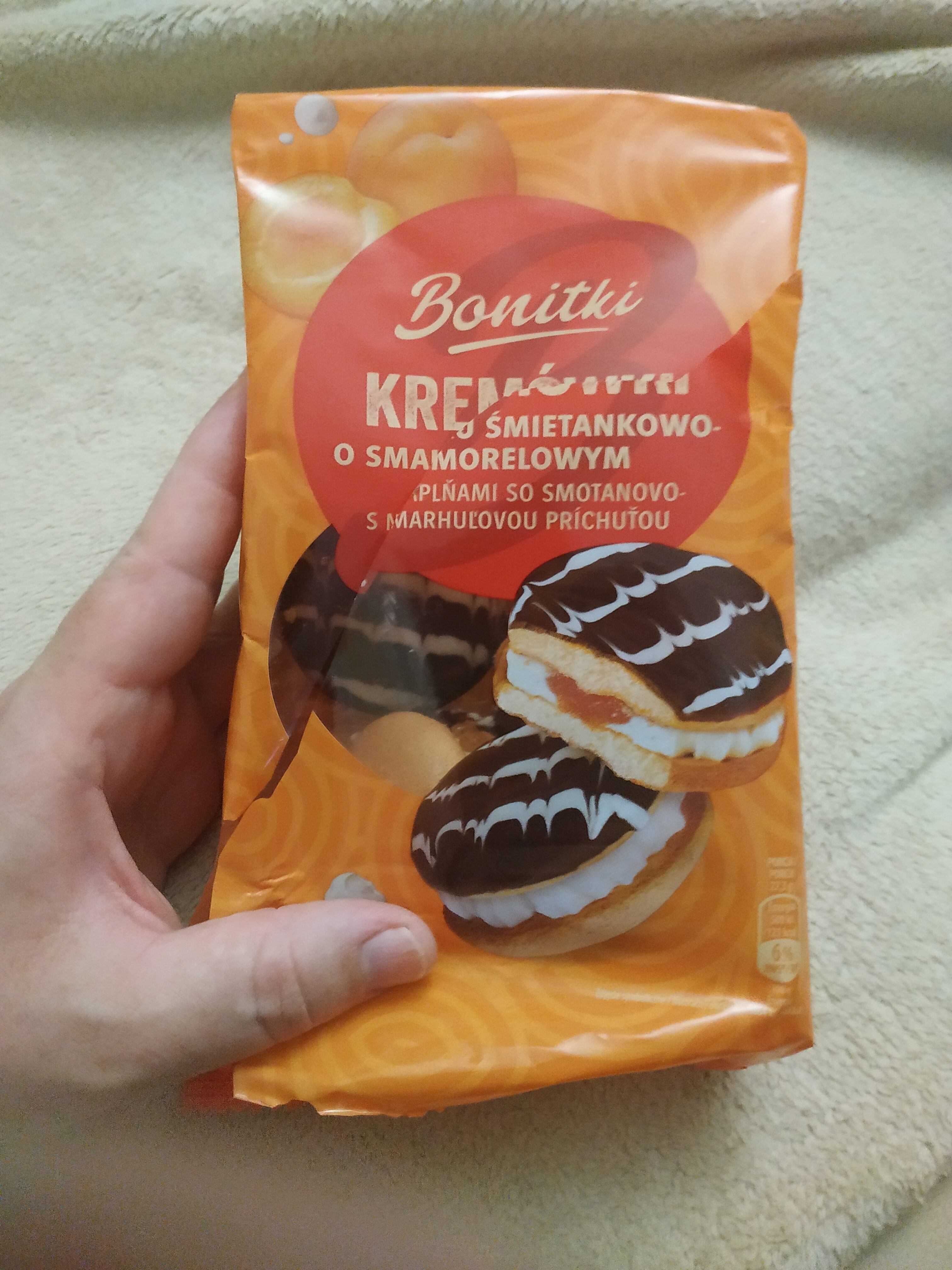 Печиво Кремувкі Kremowki Bonitki з кремом і джемом, 330 г