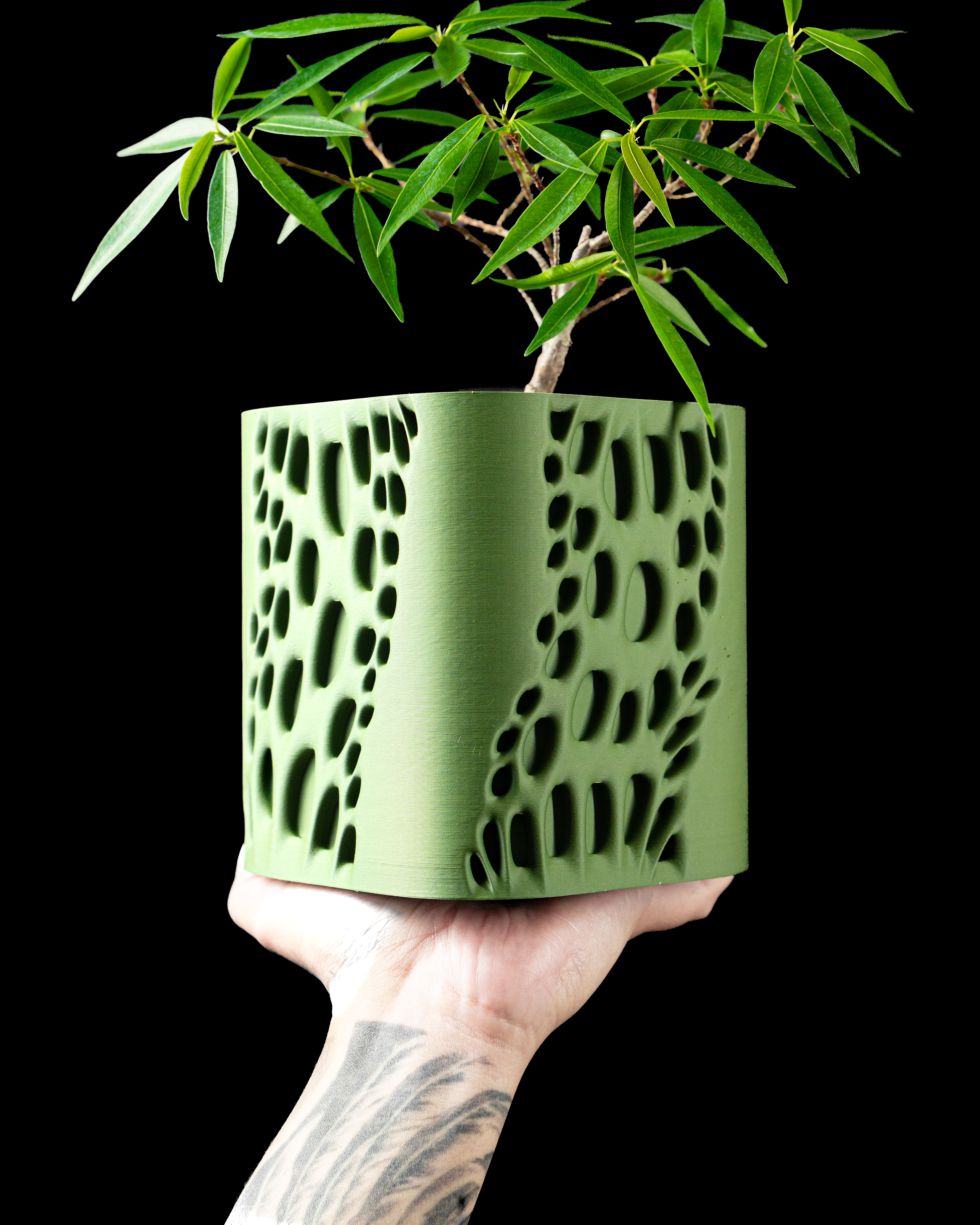 Vapor Planter Pot – Contemporary 3D Printed Planter