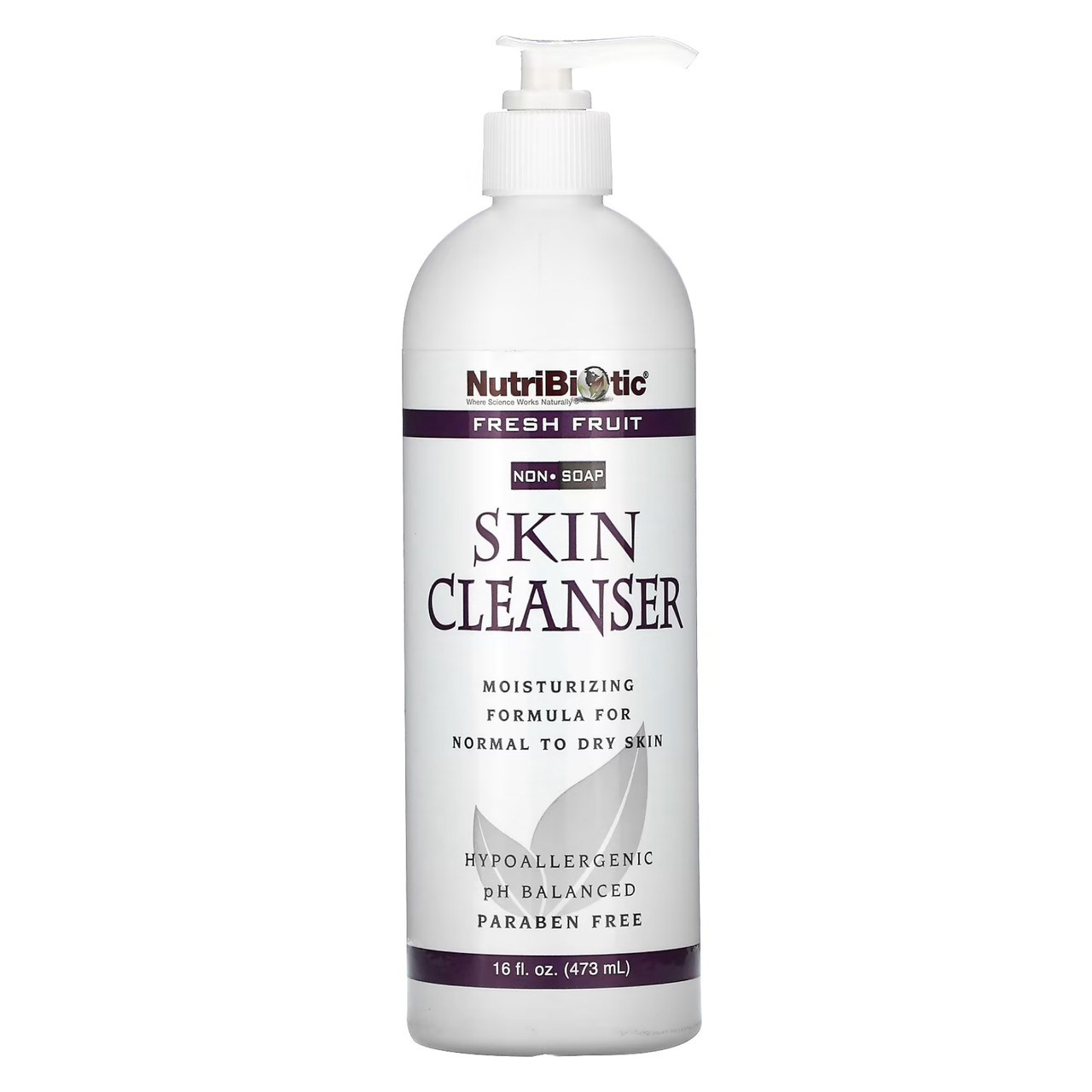 NutriBiotic, очищувальний засіб для шкіри, Skin Cleanser - 473 ml Fresh Fruit