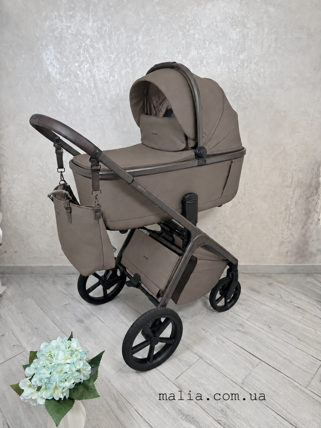 Коляска універсальна CARRELLO Vector CRL-6552 2в1 Cashmere Beige