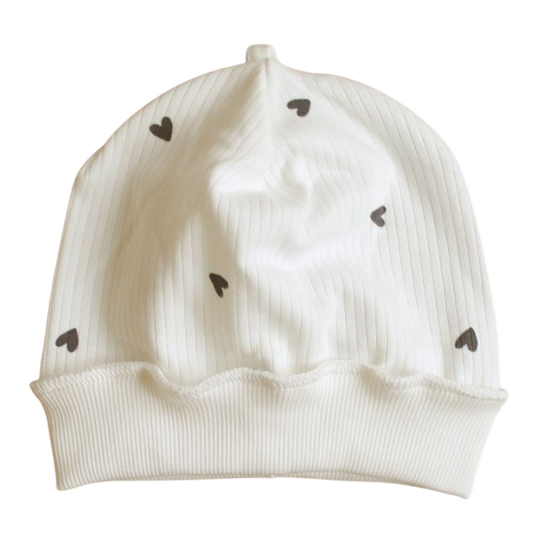 Дитяча шапочка для новонароджених дітей в рубчик