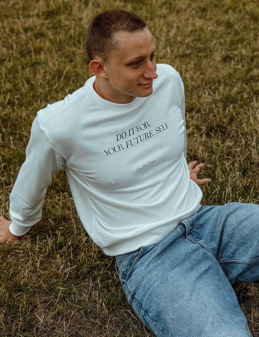 Unisex cotton sweatshirt with unique Prague print