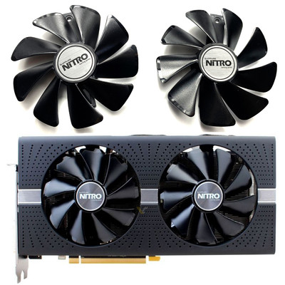 Вентилятор на ПІДШИПНИКАХ (оригінал) CF1015H12D для відеокарт Sapphire RX 470 480 570 580 590 vega 56 64