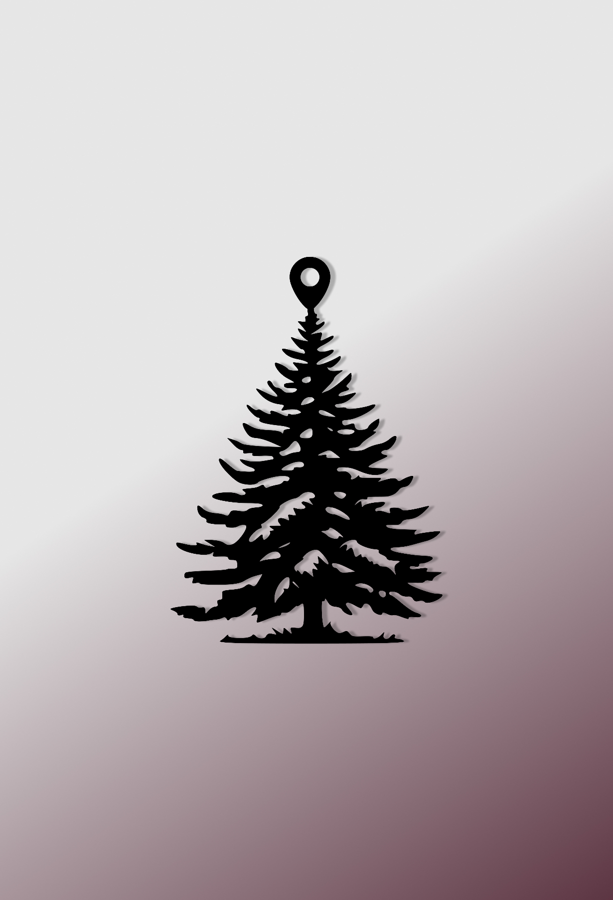 Металева прикраса “Лісова Ялинка”