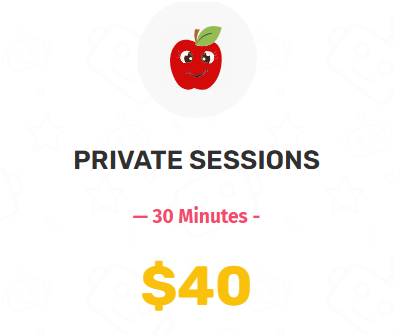 PRIVATE SESSIONS. 30 Minutes