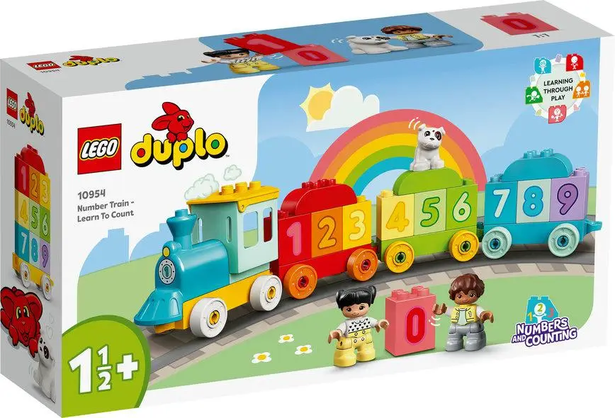 Конструктор LEGO DUPLO Потяг із цифрами – вчимося рахувати (10954)