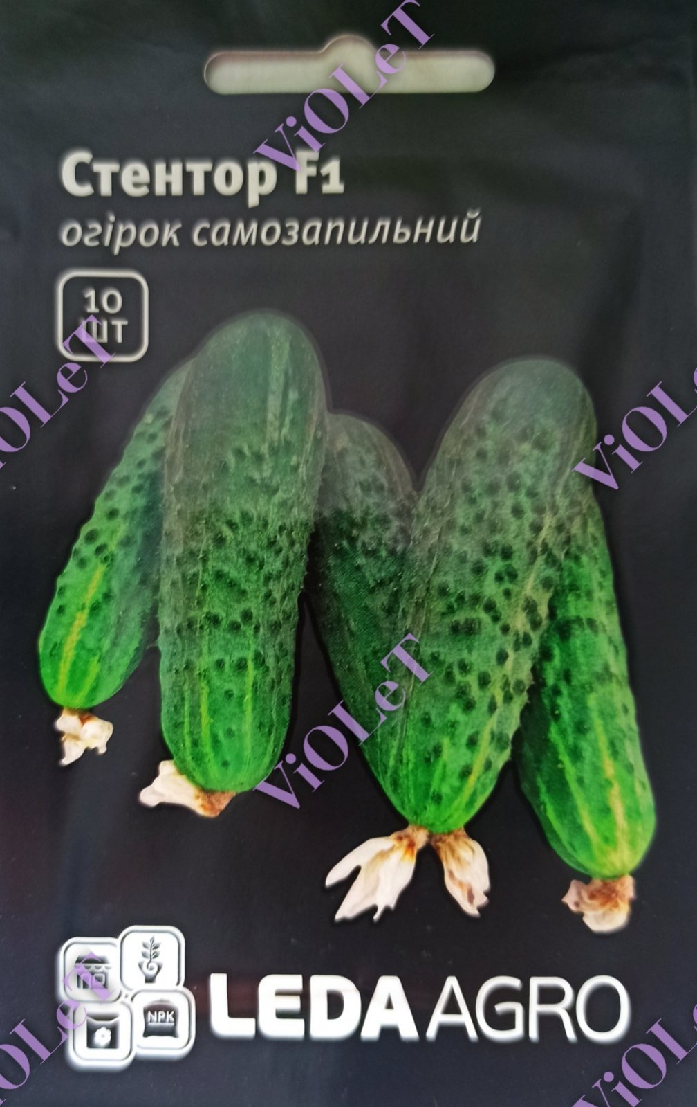 Огірок Стентор, F1, 10. шт. Leda Agro