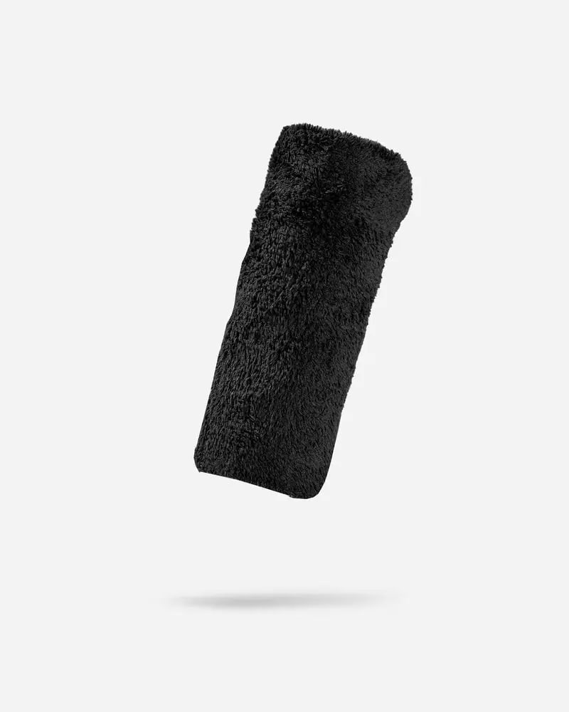Рушник з мікрофібри (без країв) Adam's Polishes Borderless lite Black Microfiber Towel (40х40см)