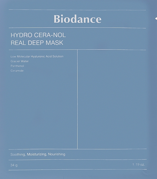 Biodance Hydro Cera-Nol Real Deep Mask 34g